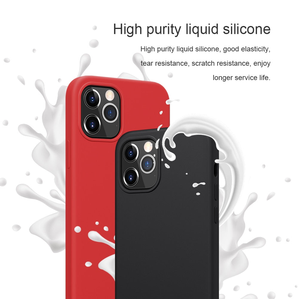 NILLKIN Soft High Purity Liquid Silicone for Apple iPhone 12 Pro Max (2020) Case Cover back cover for iPhone 12 5.4 inch - 380230 Find Epic Store