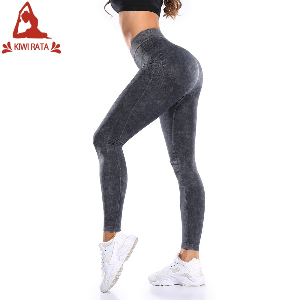 Women Seamless Fitness Legging Scrunch Butt Yoga Pants High Waist Sport Workout Leggings Trousers Tummy Control Tights - 200000614 Find Epic Store