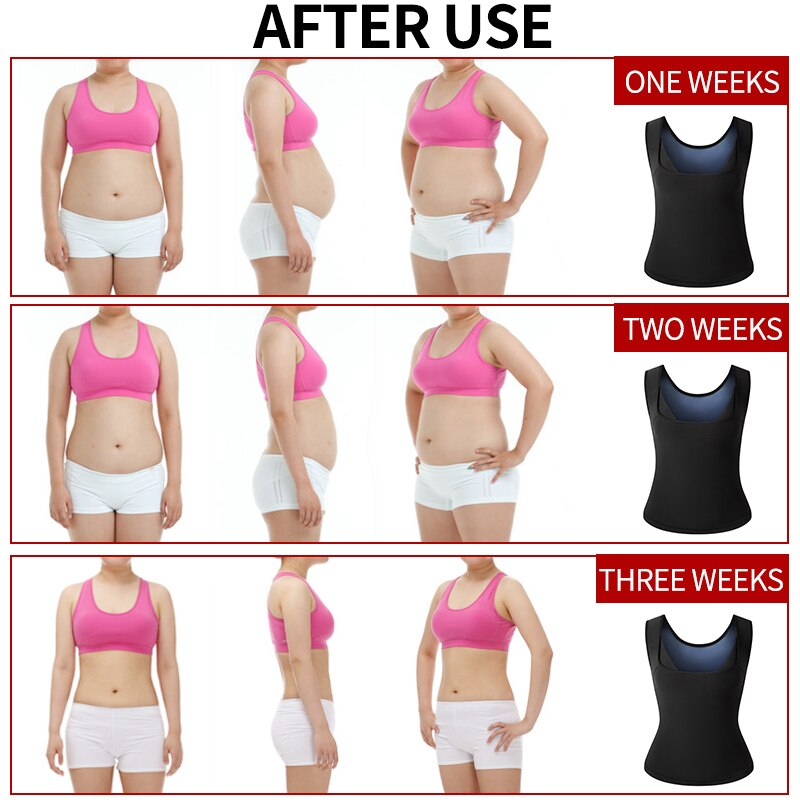 Women Sauna Sweat Vest Polymer Waist Trainer Weight Loss Shapewear Tummy Slimming Sheath Workout Body Shaper Corset Fitness Top - 31205 Find Epic Store