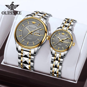 Couple Luxury Automatic Steel Waterproof Watches - 200362143 Find Epic Store