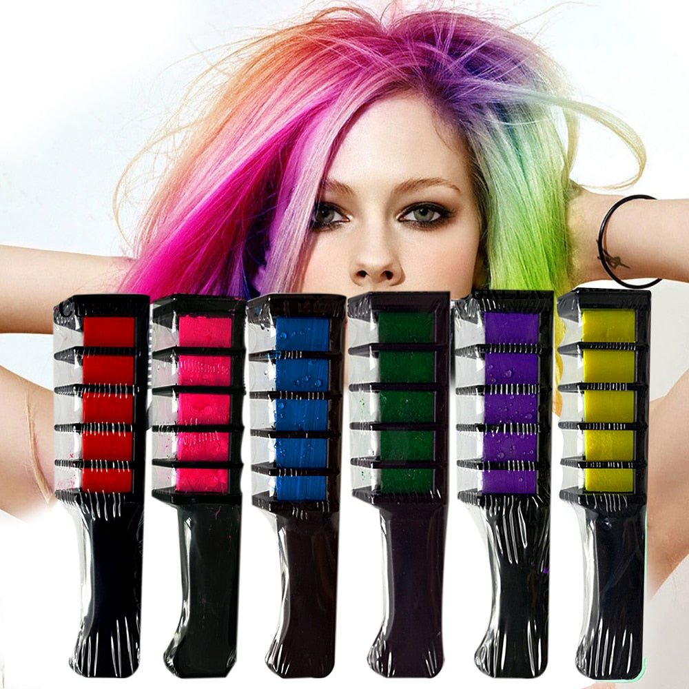 6 Colors Disposable Temporary Dye Stick Comb - 200001173 Find Epic Store
