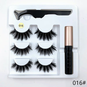 Magnetic eyelashes 3d mink lashes 3 pairs natural eyelashes Magnetic eyeliner set eyelash extension supplies eye makeup - 201222921 016 / United States Find Epic Store