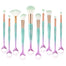 Professional Mermaid Brushes Small Fish Contour Makeup Brush Foundation Powder Eyebrow Pincel Sereia Brushes - 200001189 Sky Blue / United States Find Epic Store