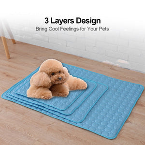 Dog Mat Cooling Summer Pad Mat For Pet Dogs Cat Breathable Sofa Car Blanket Dog Sleeping Bed Ice Pad Cool Cold Mats Pet Supply - 200003745 Find Epic Store