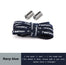 24 Colors Elastic Shoelaces Capsule Metal Suitable for All Universal Lazy Lace Man and Woman Shoes Sneakers No Tie Shoelace - 3221015 Navy blue / United States / 100cm Find Epic Store