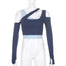 Top Off Shoulder Long Sleeve T-Shirt and One-shoulder Sleeveless Camisole Tops - 200000791 Find Epic Store