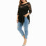 Large Size Sexy O-Neck Long Sleeve Hollow Lace T-Shirt - 200000791 Find Epic Store