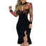 Sexy Hollow Out Bodycon Trumpet Dress - 200000347 Black / S / United States Find Epic Store