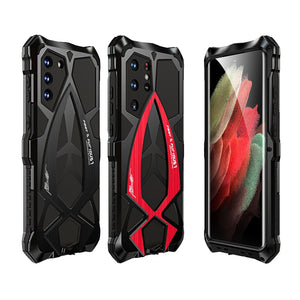 Metal Armor For Samsung Galaxy S21 Ultra 5G Case, Roadster Phone Case 360 All Round Coverage Protection Cool Travelling Cover - 380230 Find Epic Store