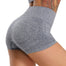 High Waist Seamless Gym Shorts - 200000625 Gray blue / S / United States Find Epic Store
