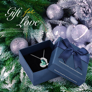 Heart Pendant Necklace - 200001699 Green in box / United States / 40cm Find Epic Store