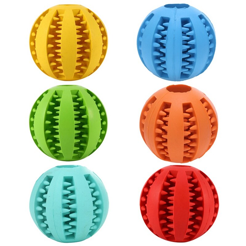 Pet Balls Toy Puppy Treat Elastic Balls Dog Durable Bite Resistant Chew Toy for Dogs to Release Pressure Fun Pet Accessories - 200003723 Find Epic Store