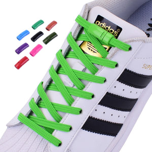Elastic Shoelaces Metal lock Magnetic No Tie Shoelace Suitable for all shoes Child adult walking Sneakers Lazy Laces 1 Pair - 3221015 Find Epic Store