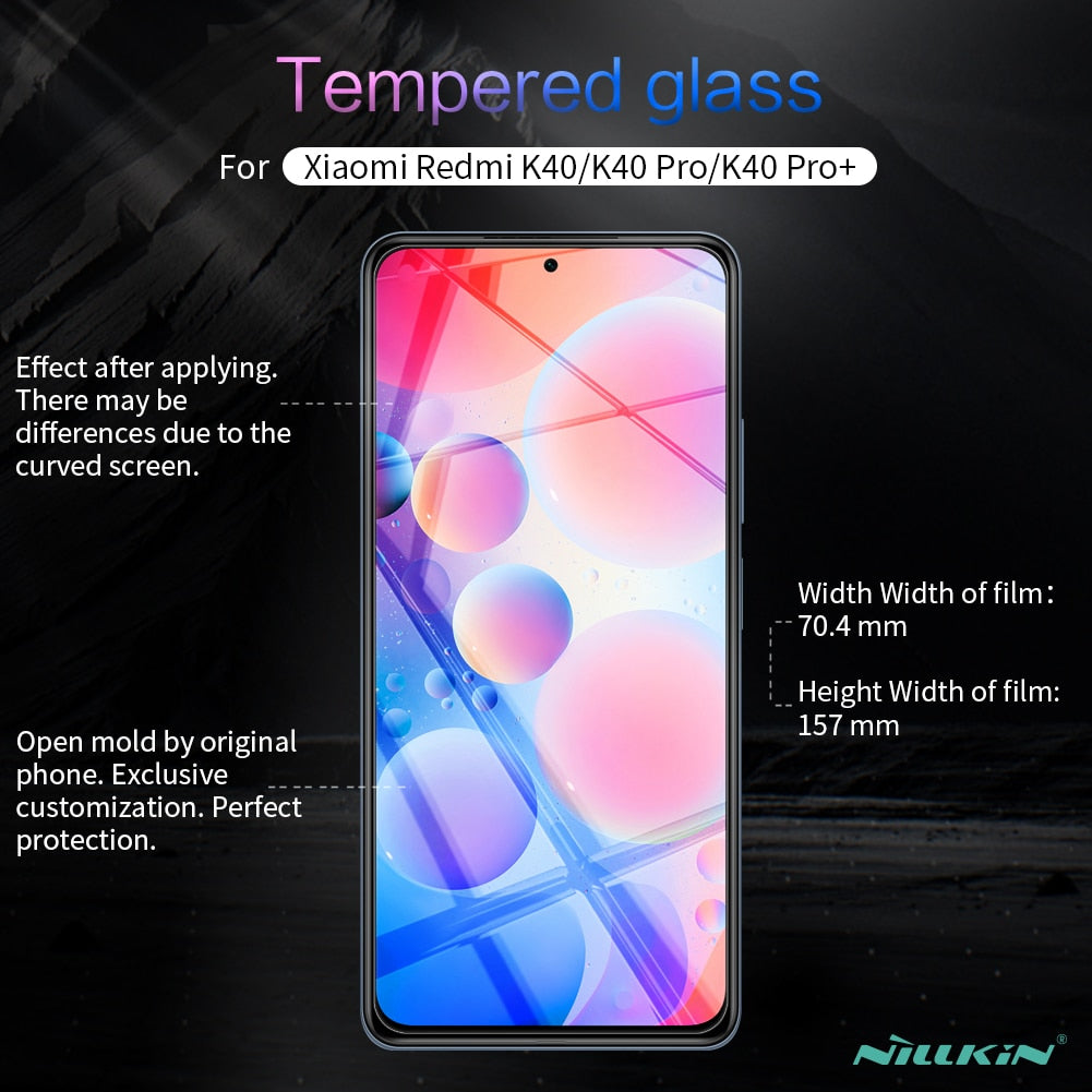 For Xiaomi Redmi K40 Glass Tempered Glass 2.5D H+ Pro/ CP+ Pro Film Screen Protector for Redmi K40 Pro Plus,super clear - 200002107 Find Epic Store