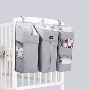 Crib Organizer for Baby Crib Hanging Storage Bag Baby Clothing Caddy Organizer for Essentials Bedding Diaper Nappy Bag - 200002032 Find Epic Store