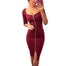 Women Front Zip Cocktail Bodycon Dress - 200000347 Find Epic Store