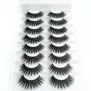 8 pairs of handmade mink eyelashes 5D eyelashes extensions - 200001197 Find Epic Store