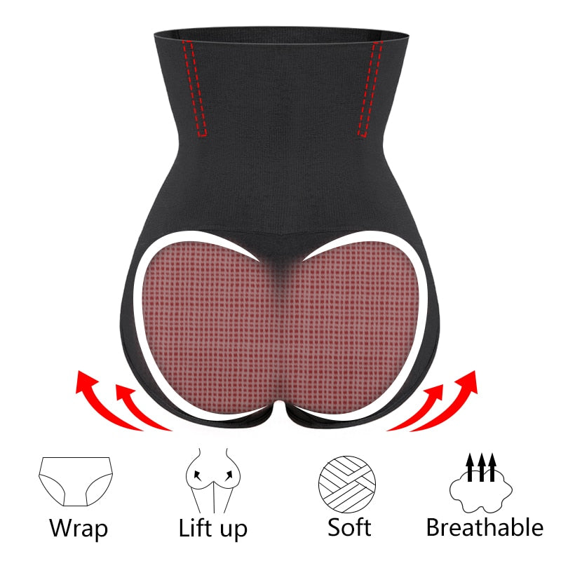 High Waist Shapewear Butt Lifter Waist Trainer Shaping Panties Hip Push Up Body Shapers Booty Enhancer Slimming Underwear Shorts - 31205 Find Epic Store