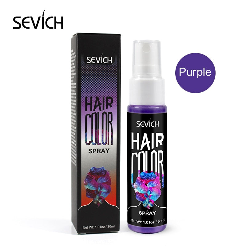 Sevich 30ml Temporary Hair Dye Spray DIY Hair Color Liquid Washable 5 colors One Time Hair Color Spray Instant color - 200001173 Find Epic Store