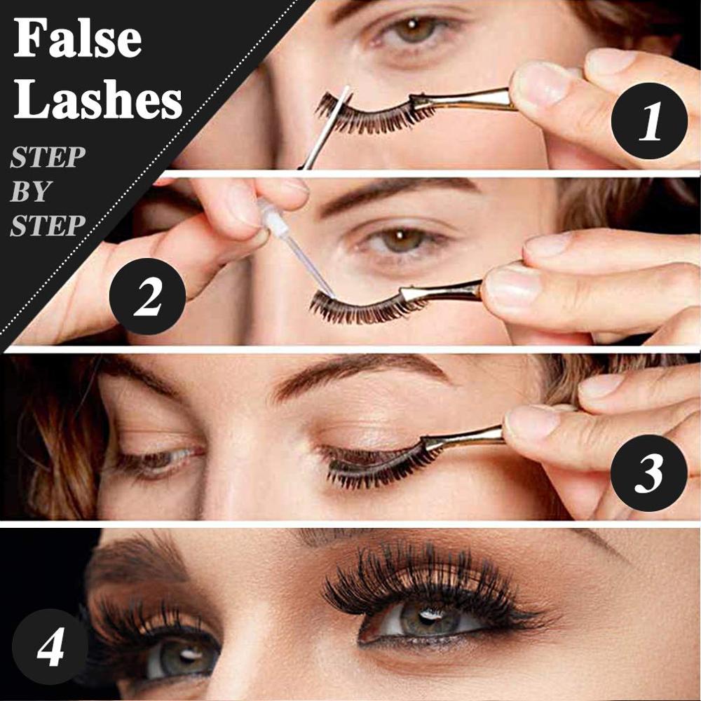 New 5 Pairs of 3D Natural Long Lasting Thick Eyelash Extension - 200001197 Find Epic Store