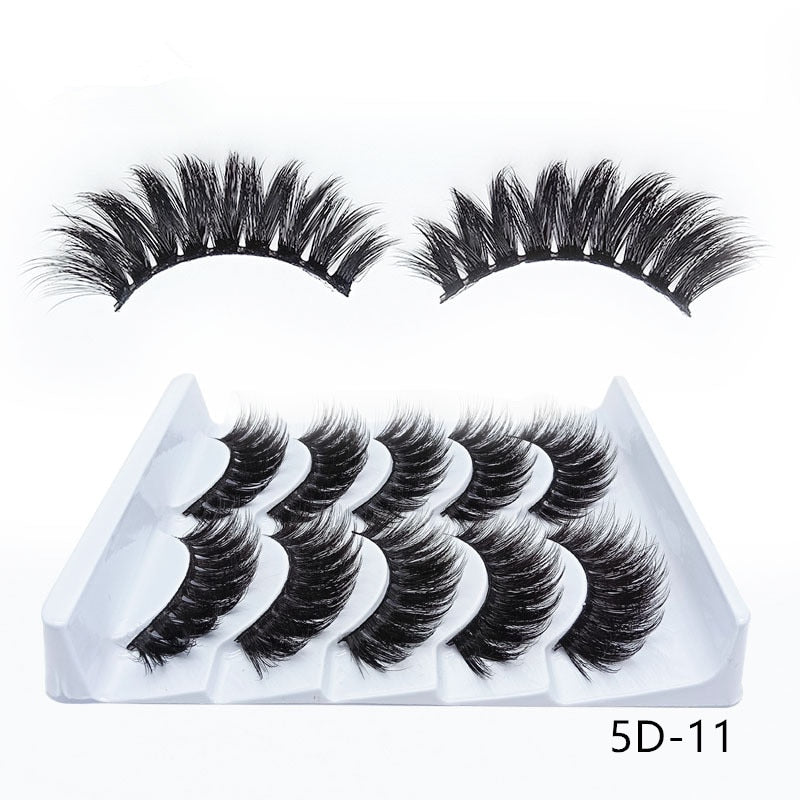 8 pairs of handmade mink eyelashes 5D eyelashes extensions - 200001197 0.07mm / 5D-11 / United States Find Epic Store