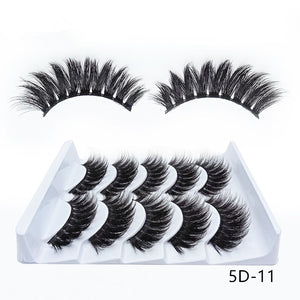 8 pairs of handmade mink eyelashes 5D eyelashes extensions - 200001197 0.07mm / 5D-11 / United States Find Epic Store