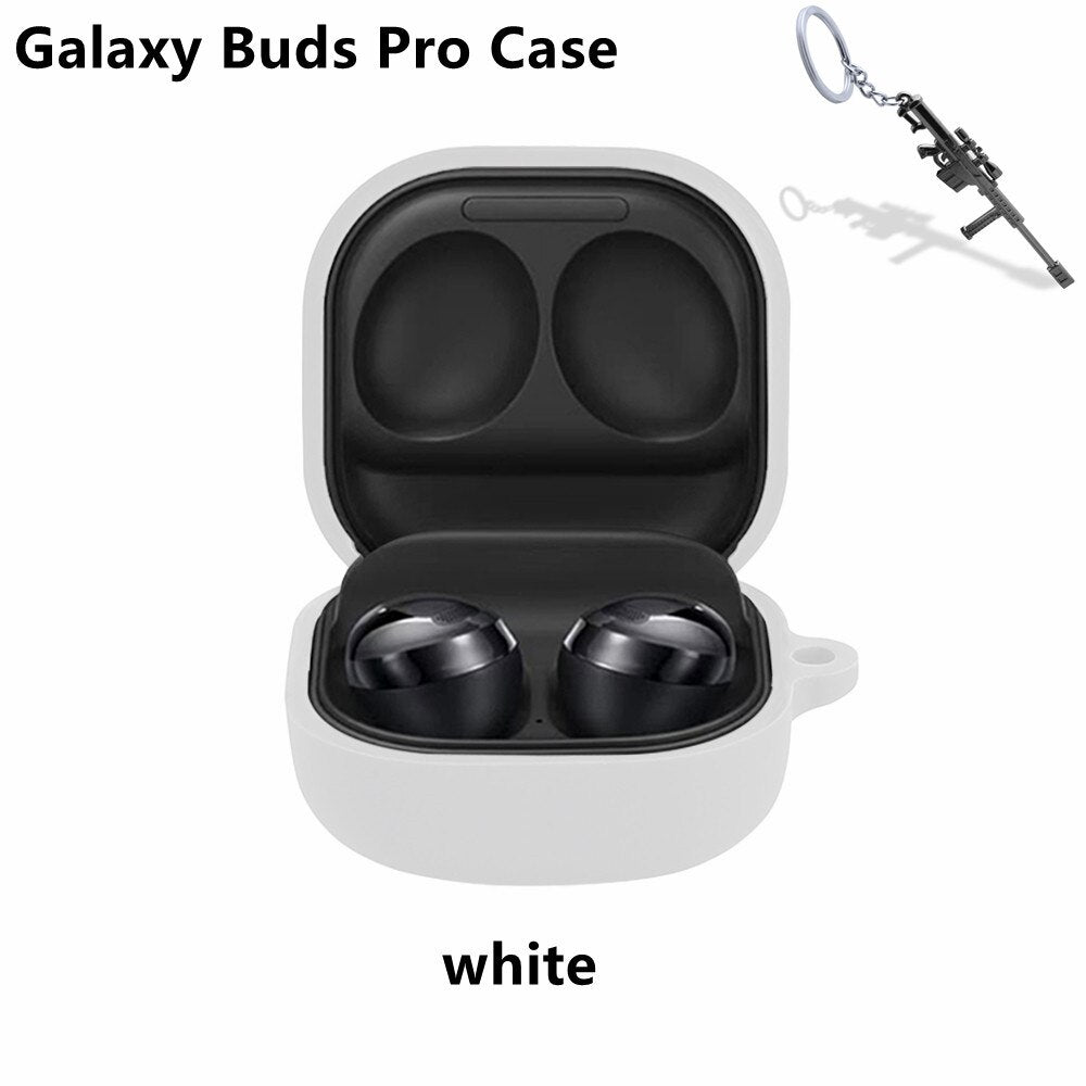 Case for Samsung Buds live/Pro Cover Shell Accessories Earphone Protector Anti-drop Shockproof Soft Silicone for Samsung Galaxy - 200001619 United States / white Pro Find Epic Store