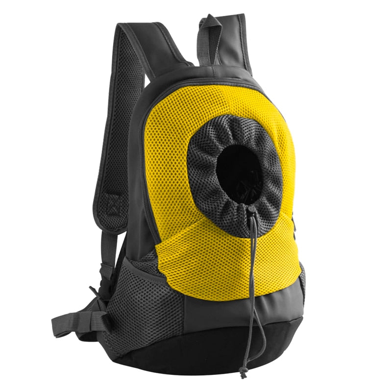 2020 New Pet Carrier Dog Bag Backpack Bleathable Mesh Puppy Shoulder Bag Cat Chest bag - 200003719 Yellow / S / United States Find Epic Store