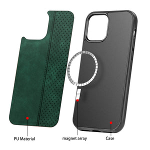 Shockproof Leather Case for iPhone 12 Pro Max/iPhone 12 mini Cover, Fitted PC Protection Cover for iPhone 12Pro Wireless charging - 380230 Find Epic Store