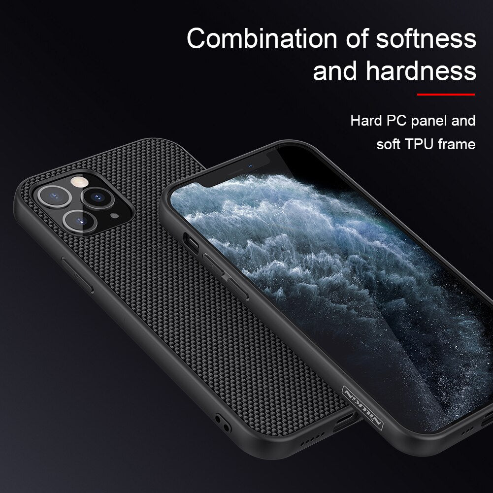 For Apple iPhone 12 Pro Max Case Cover NILLKIN textured pattern matte back cover Mobile phone shell for iPhone 12 Pro - 380230 Find Epic Store