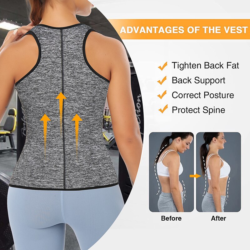 Sauna Sweat Suit for Weight Loss Neoprene Waist Trainer Body Shaper Corset Slimming Belly Sheath Shapewear Women Tummy Trimmer - 0 Find Epic Store