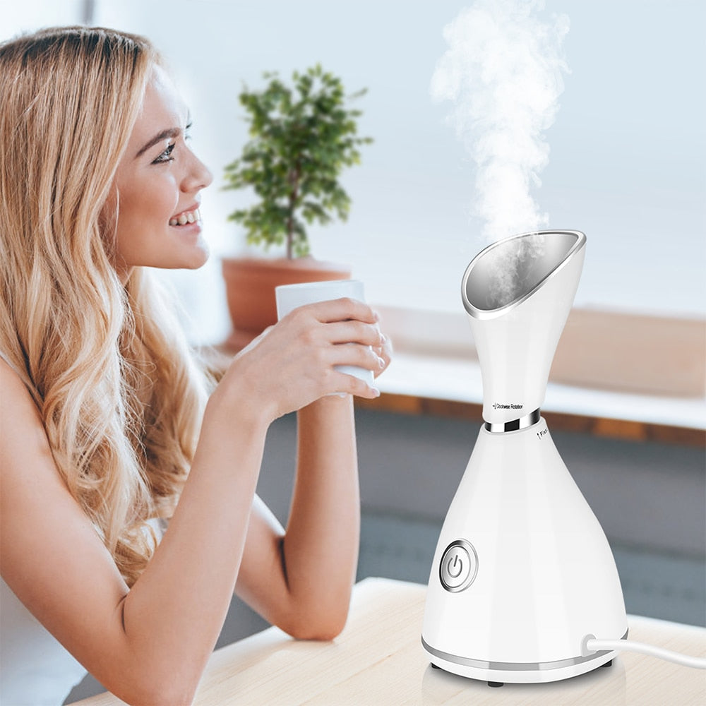 Nano Ionic Facial Steamer Facial Deep Cleaning Hot Steamer Cleaner Face Sprayer Machine Beauty Face Steaming Device Facial Steam - 200190142 Find Epic Store