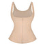 Women Waist Trainer Corset Zipper Vest Body Shaper Cincher Shapewear Slimming Belt Sports Girdle Neoprene Sauna Tank Top - 0 Nude-2 steel bones / S / United States Find Epic Store