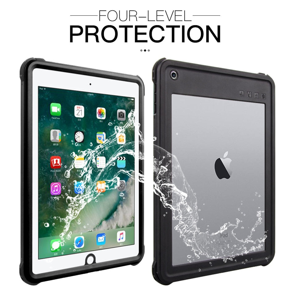 Case For 2019 iPad 10.2 7th Generation 2018 2017 9.7 Air2 Air3 With Kickstand Waterproof Screen Protect TPU Shockproof Pad Case - 200001091 Find Epic Store