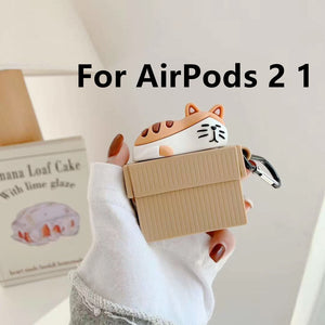 For Apple AirPods Pro 2 1 Case Luxury Cover Cat Cute Earphone Accessories Protector with keychain For funny AirPods Pro 2 1 Case - 200001619 United States / For AirPods 2 1 Find Epic Store