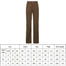 High Waist Casual Solid Brown Pants - 200000366 Find Epic Store