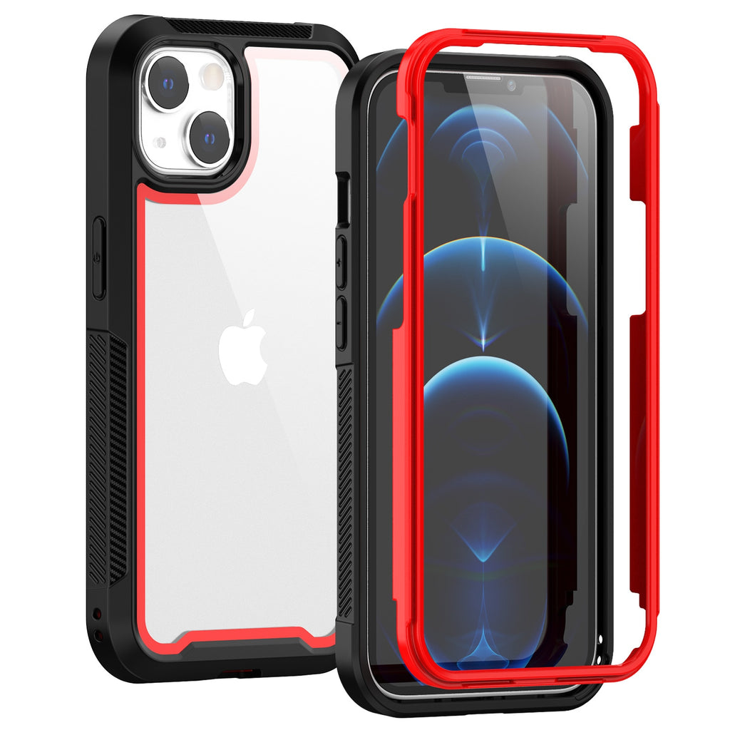 Shockproof Armor Silicone Case For iPhone 13 Pro Max/iPhone 13 Mini/iPhone 13 Pro (2021) Luxury TPU Acrylic Transparent Cover - 0 Find Epic Store