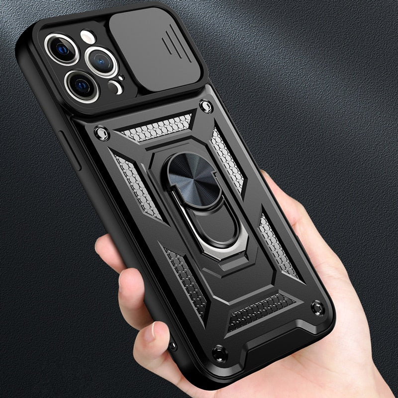 Black Color Case - Slide Camera Lens Protection Cases for iPhone 11 12 Pro Mini XS Max XR X 7 8 Plus SE 2020 Armor Shockproof Bumpers Back Cover - 380230 Find Epic Store