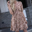 Hollow Lace Pleated Dress - 200000347 Find Epic Store
