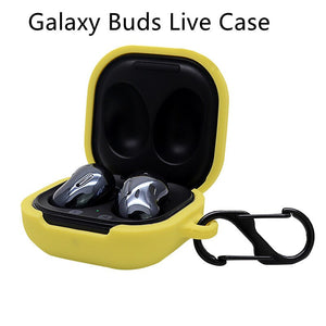 Case for Samsung Buds live/Pro Cover Shell Accessories Earphone Protector Anti-drop Shockproof Soft Silicone for Samsung Galaxy - 200001619 United States / yellow live Find Epic Store