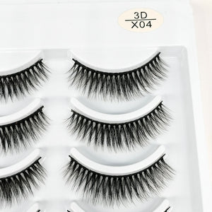 NEW 1/10 pairs 3D Natural False Eyelashes - 200001197 3D-X04 / United States Find Epic Store