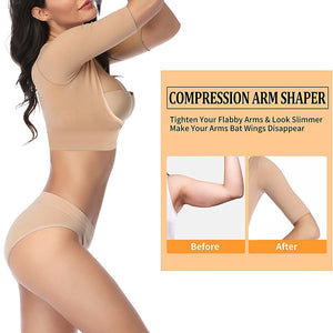 Women's Slimming Underwear Arm Shapers Posture Back Corset Binder Chest Compression Sleeves Posture Corrector Shapewear Tops - 0 Find Epic Store