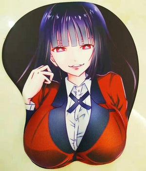 Anime 3D Mouse pad Wrist Rest Soft Silica gel Breast Sexy hip Office decor Japan Comic Peripheral Kawaii palymat - 708023 Jabami Yumeko Find Epic Store