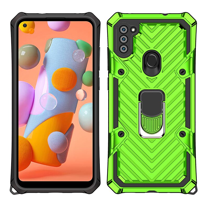 Car Mount Covers for Samsung Galaxy A01 A11 A21 Magnetic Kickstand Case for Samsung Galaxy A21S A31 Cases Military Protective - 380230 For Samsung A31 / Green / United States Find Epic Store