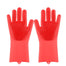 Magic Silicone Multi Purpose Washing 1Pair Gloves - Red / China Find Epic Store