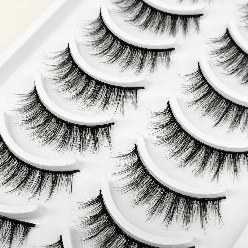 NEW 1/10 pairs 3D Natural False Eyelashes - 200001197 Find Epic Store