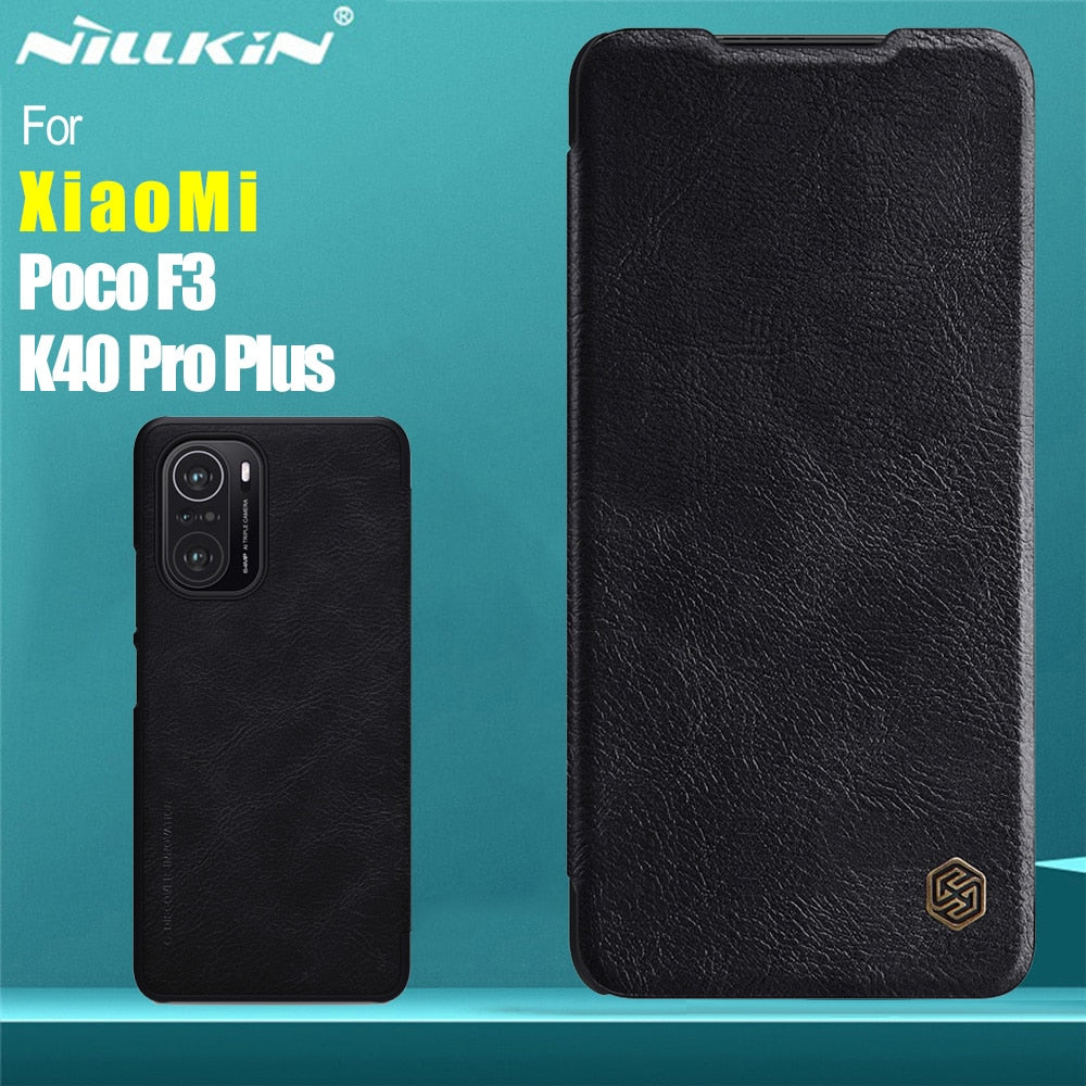 Flip Case for Xiaomi Poco F3 Redmi K40 Pro Case Back Cover Protective Qin PU Leather 360 Cases for Redmi K40 Pro Plus - 380230 Find Epic Store