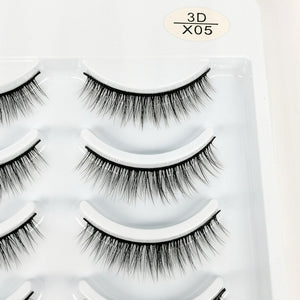 NEW 1/10 pairs 3D Natural False Eyelashes - 200001197 3D-X05 / United States Find Epic Store