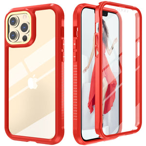 Case For iPhone 13 Case, Rugged Heavy Duty Shockproof Protection Slim Lightweight Soft TPU+Hard Plastic Dual-Layer Protective Case - 380230 for iPhone 13 / Red / United States Find Epic Store