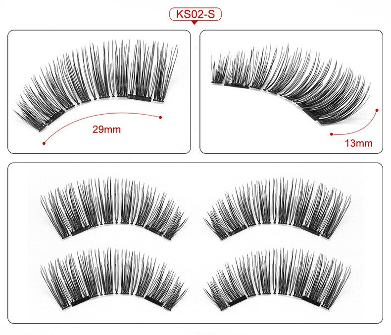 Magnetic Eyelashes With 2/3/4 Magnets - 200001197 KS02-S / United States Find Epic Store